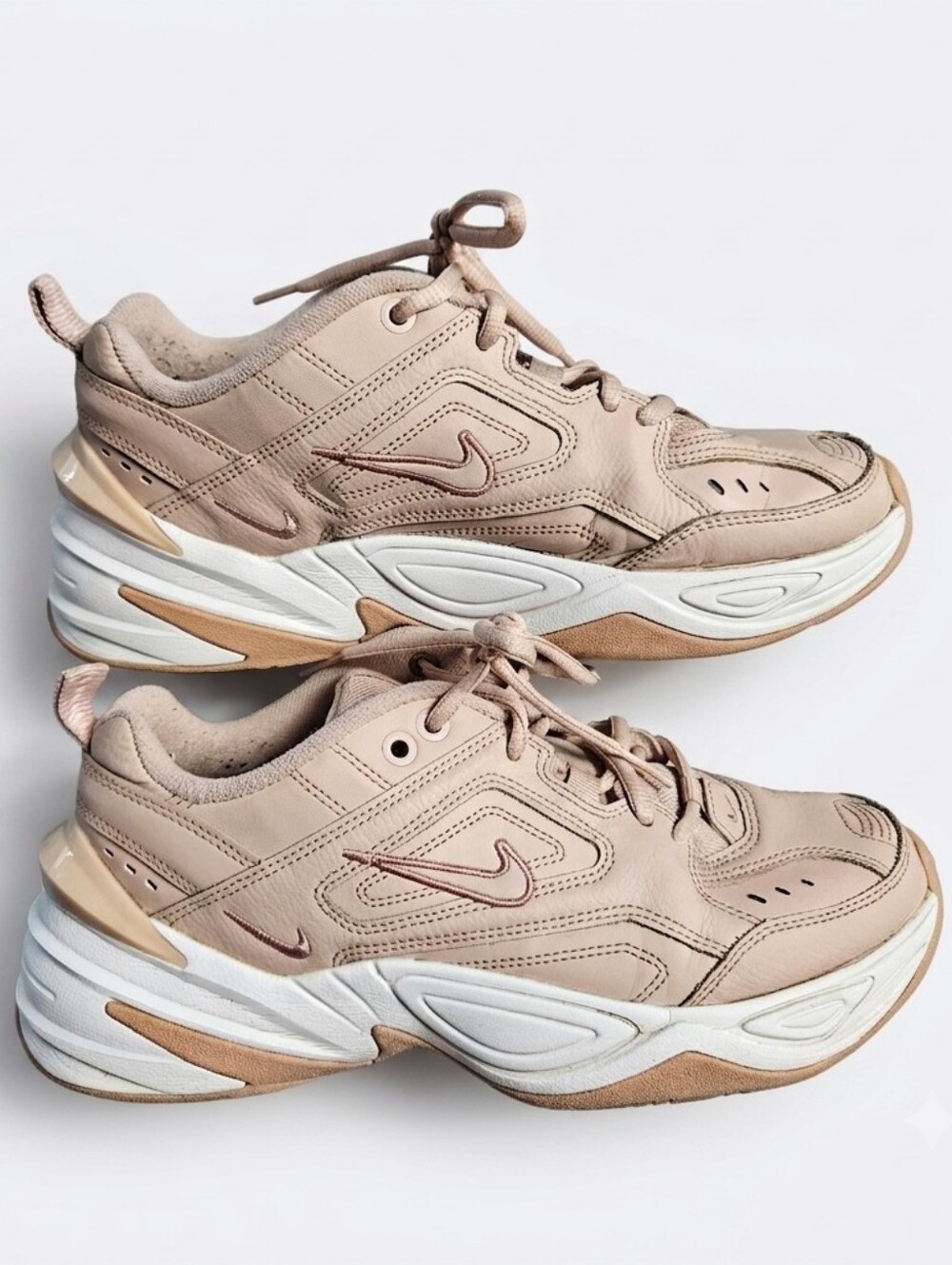 Nike M2K Tekno Particle Beige Sneakers Size 7.5